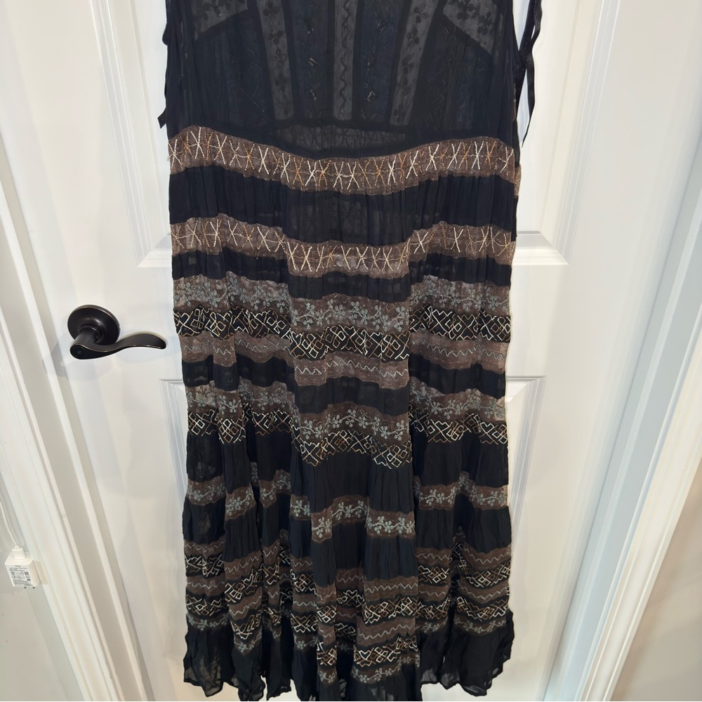 Free People Lacey Lady Maxi Dress in Black - Picture 12 of 16